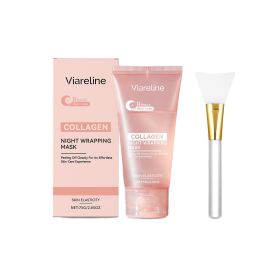 VIARELINE Collagen Peel-Off Face Mask with Brush, 75 g Mask and 1 Brush