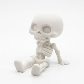 Skeleton Phone Stand, Halloween Skull Phone Holder, Creative Desk Decor And Mobile Device Stand For Home Office (Option: Plastic-1PC)