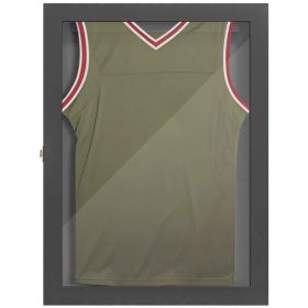 28" x 35" Hockey Jersey Frame, Jersey Shadow Box for Basketball Football Baseball, Black (Option: Black)